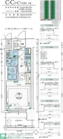 エステムコート名古屋黒川シャルマンの物件間取画像